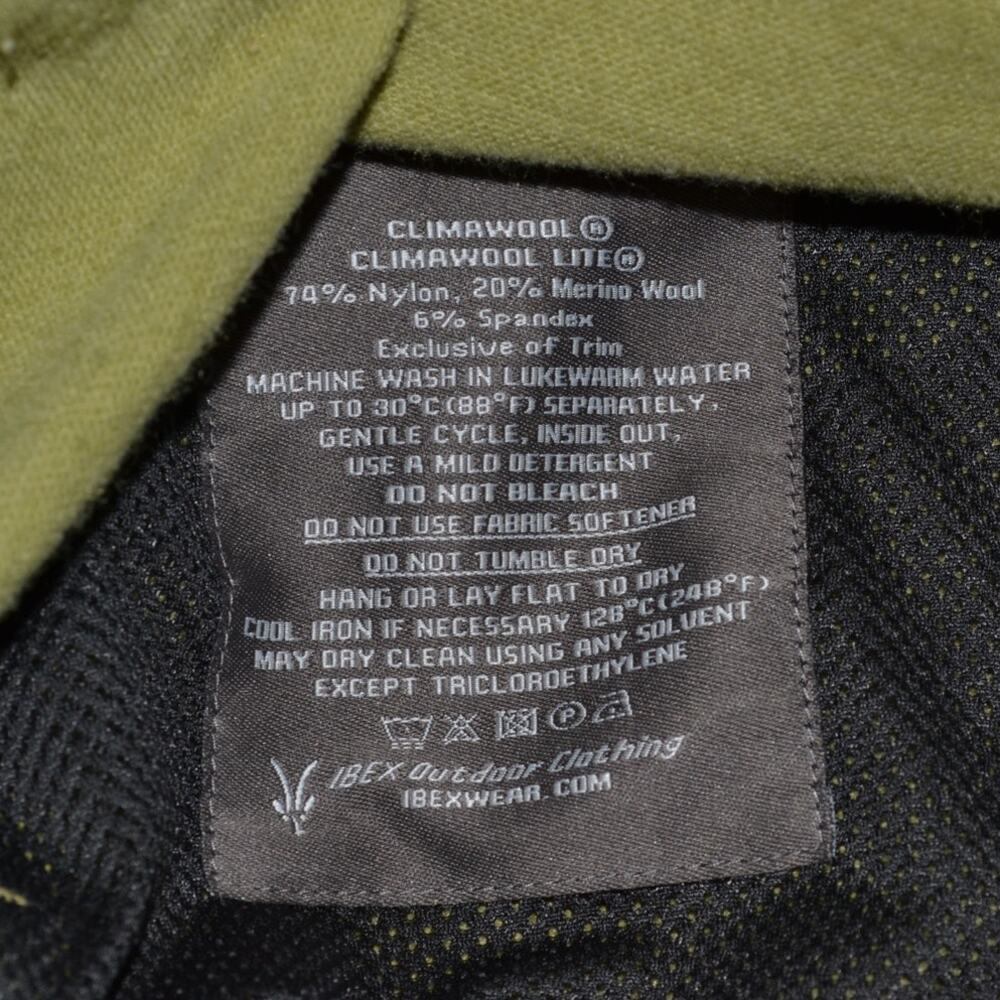 Ibex Climawool Softshell Windbreaker Jacket Size XL Light Lime Green - Picture 6 of 7